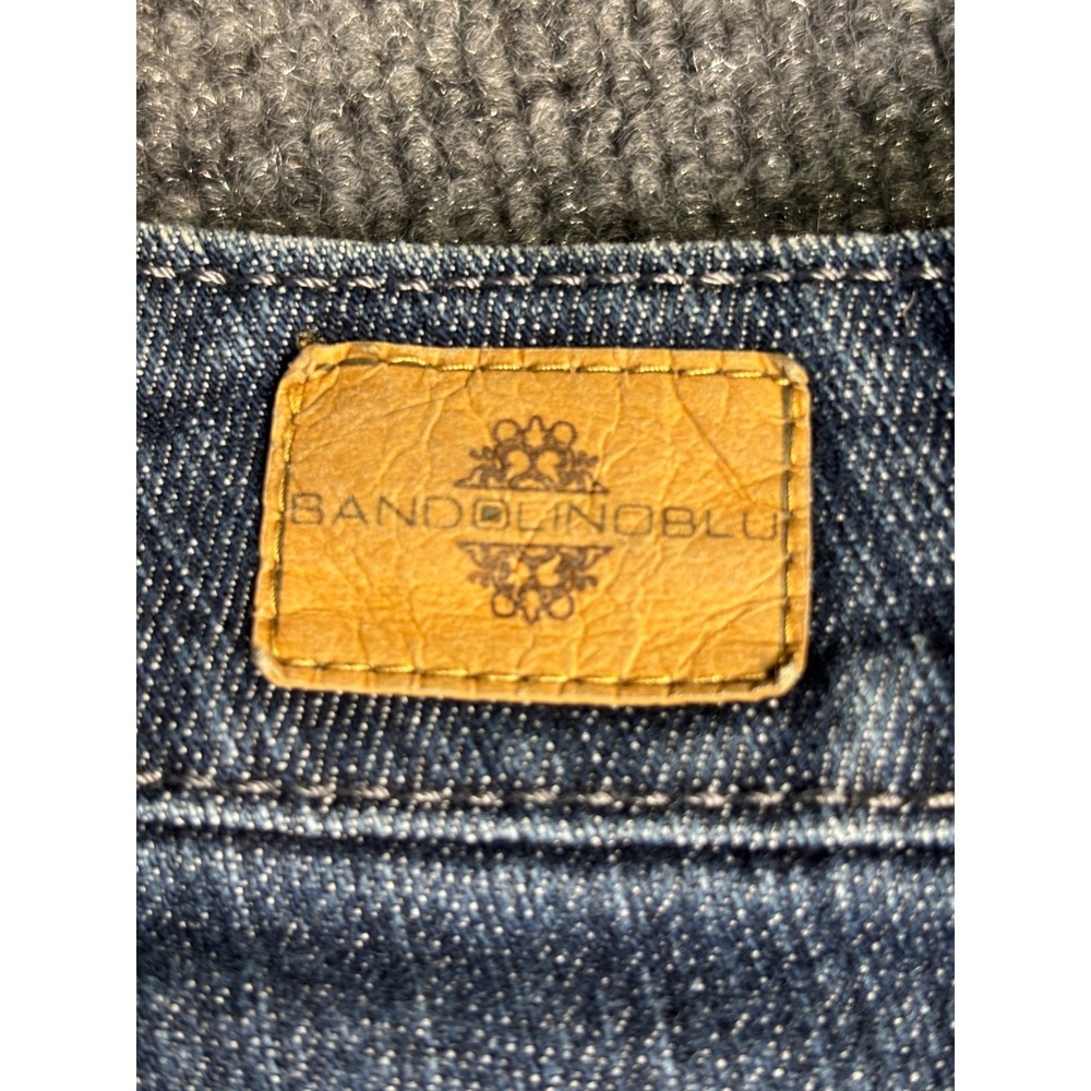 BandolinoBlu Jeans Womens 12 Blue Denim Regular Fit 5-Pocket Design Straight Leg - Picture 3 of 11